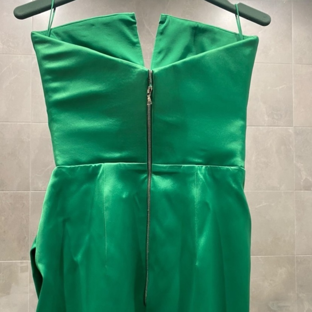 Rasario draped satin gown - Picture 7 of 9